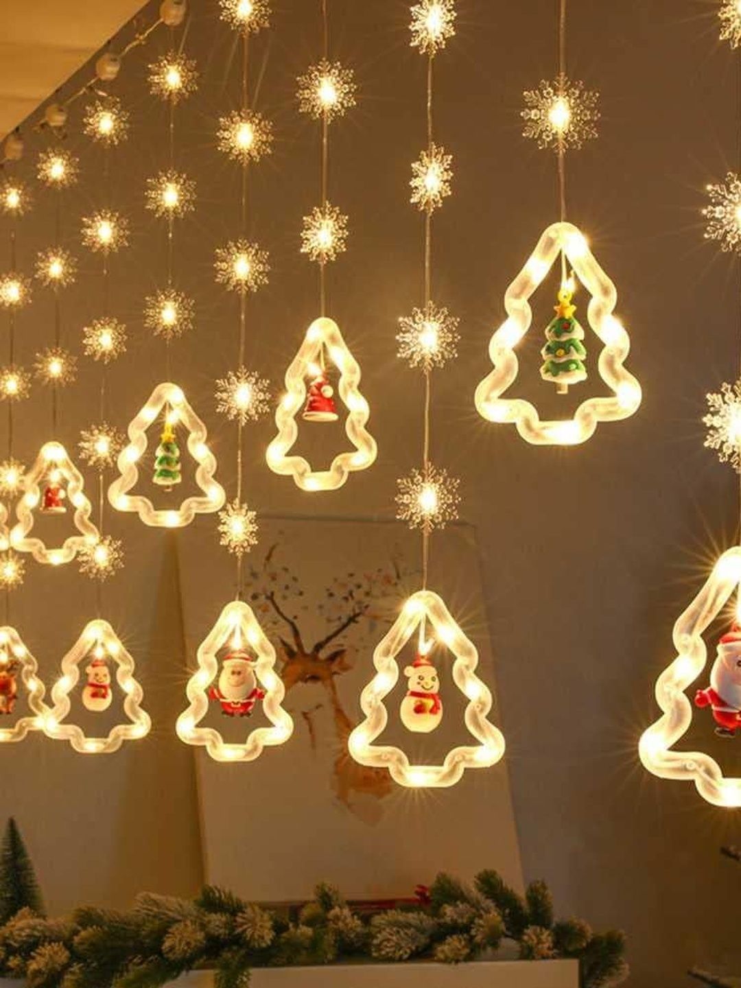 Quace Christmas Tree Curtain Theme 2.5m Warm-White Weather-Resistant String Lights-picture-28