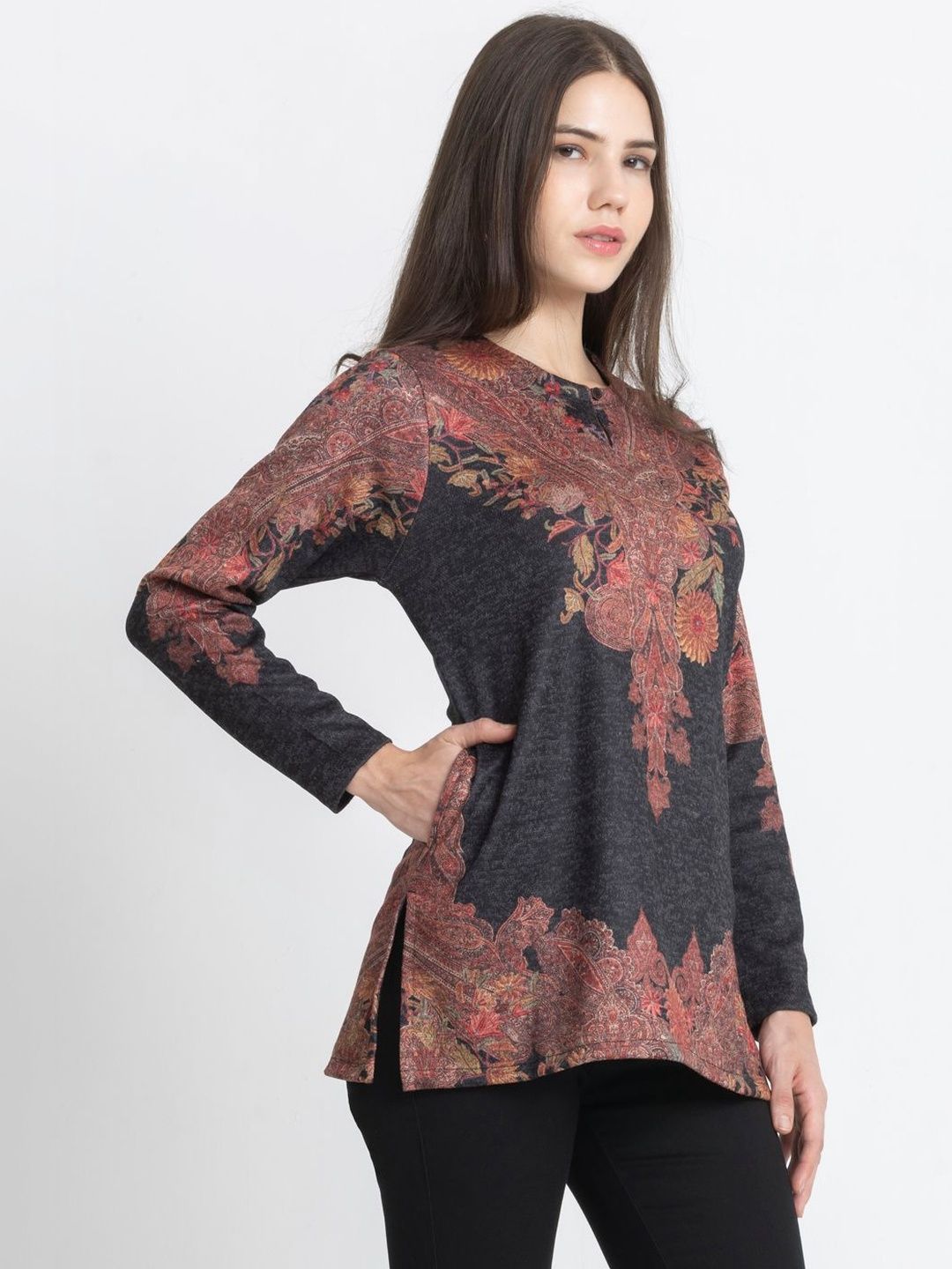 SHAYE Paisley Printed Kurti-picture-44