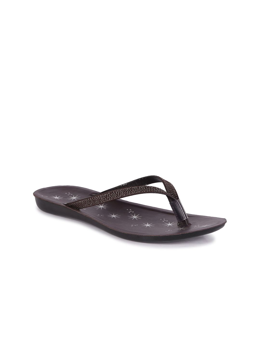 DRACKFOOT Women Printed Open Toe Flats-image-10