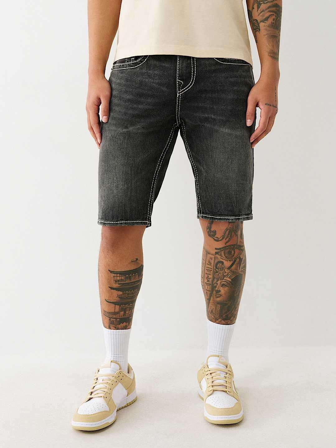 True Religion Men RICKY Regular Fit Denim Shorts-picture-21