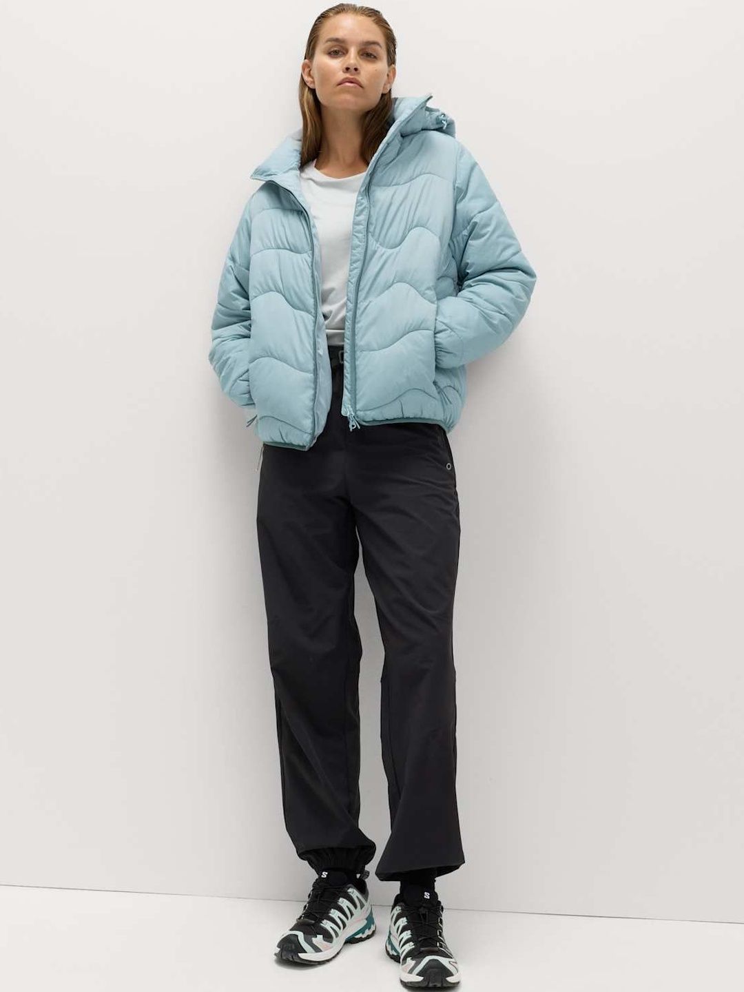 Marks & Spencer Women Lightweight Quilted Hooded Puffer Jacket with Stormwear-picture-43