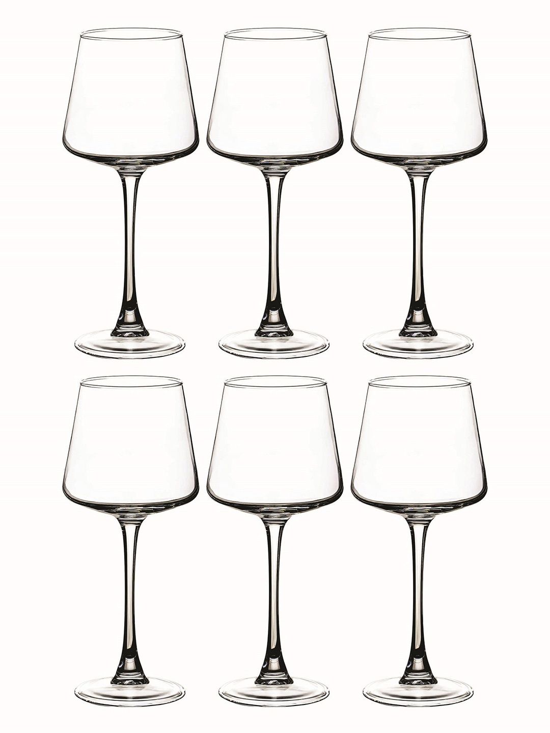 GOODHOMES Transparent Set of 6 Wine Glass-image-15