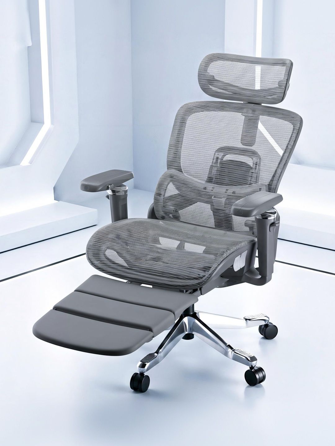 DROGO Grey 360 Ergonomic Study Arm Chair-picture-47