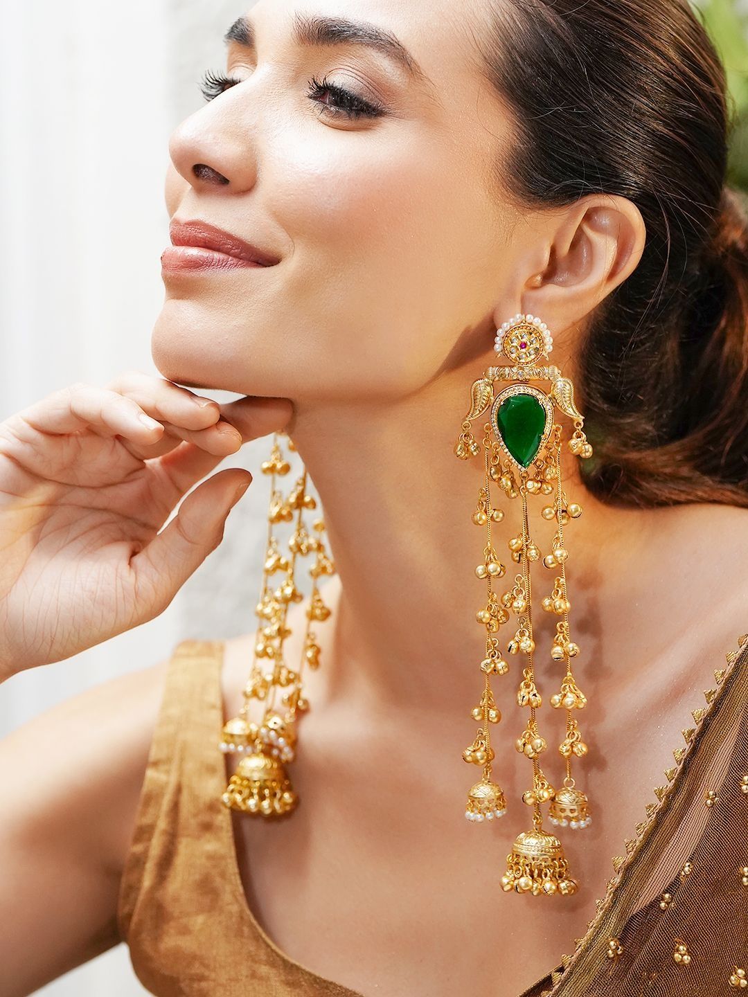 Rubans Geometric Drop Earrings-picture-13