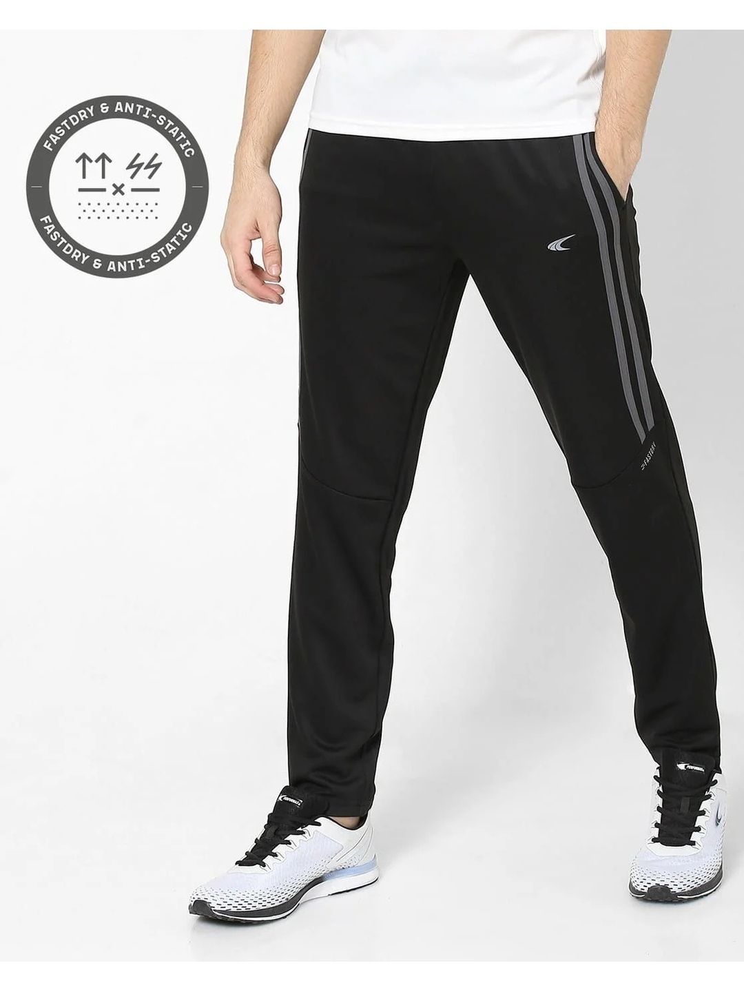 Performax Men Striped Mid-Rise Running Track Pant-picture-40