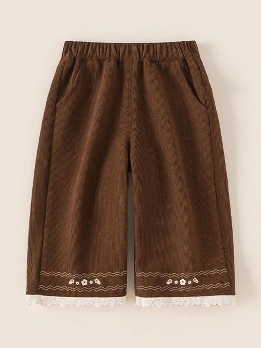 LULU & SKY Girls High-Rise Culottes Trousers-picture-17