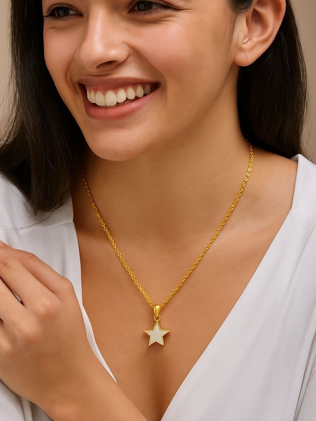 SZN Gold-Plated Link Chains Minimal Necklace-picture-43