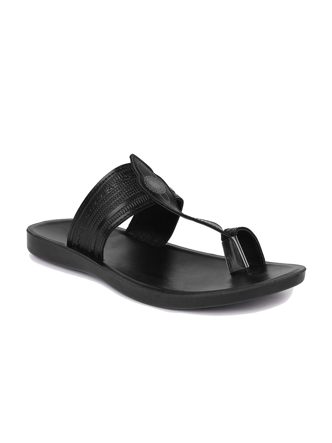 DRACKFOOT Men Self Design Lightweight Thong Slipper-image-6