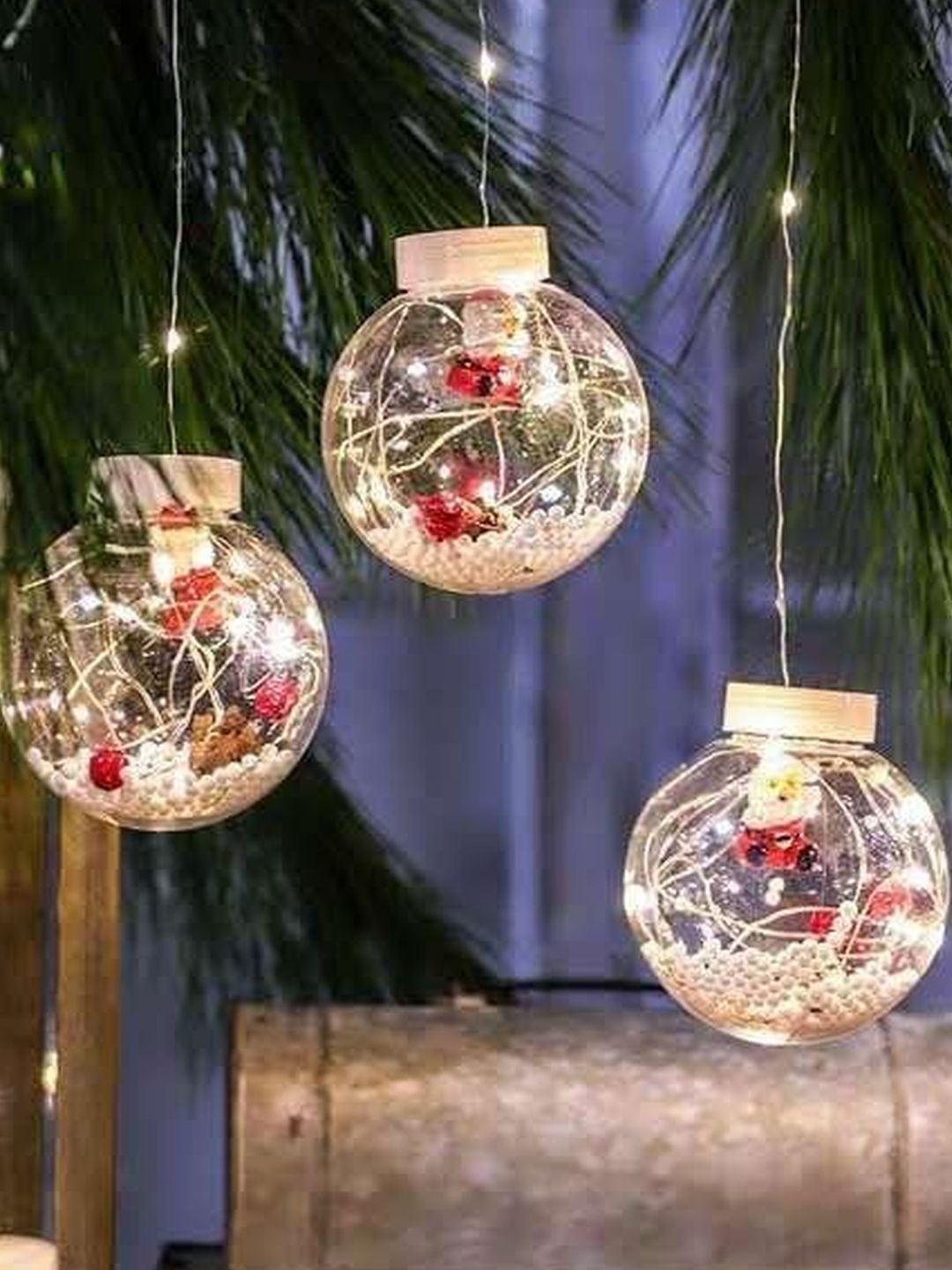 Quace Santa Wish Ball Theme 2.5m Warm-White Weather-Resistant String Lights-image-18