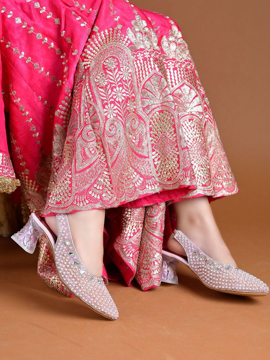 Shoetopia Embellished Block Heel Mules-picture-28