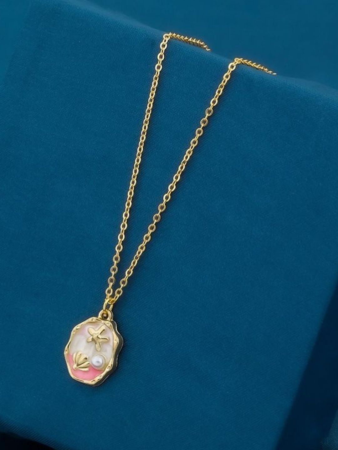 SZN Gold-Plated Enamelled Minimal Chain-picture-55