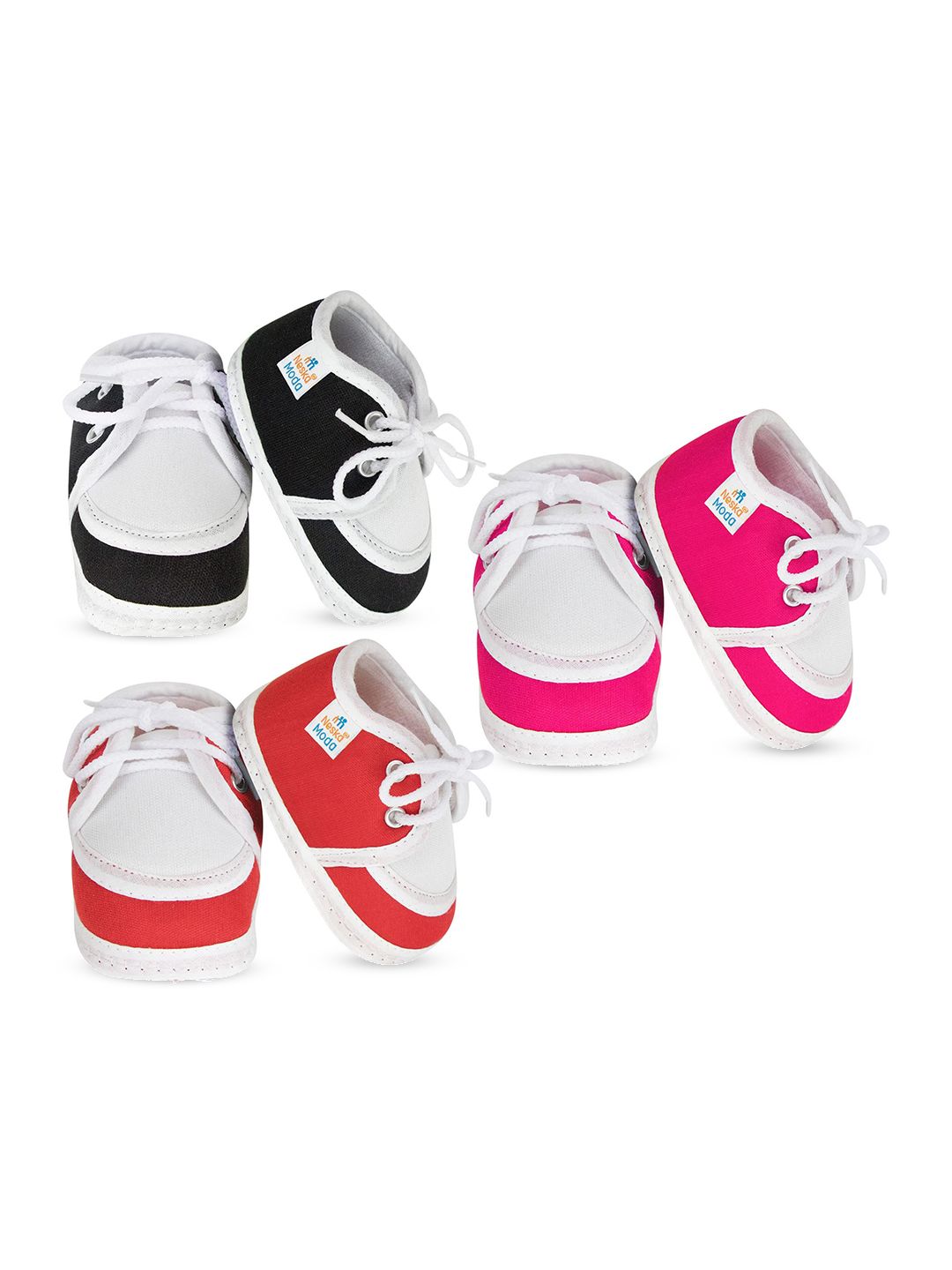 NESKA MODA Kids Pack of 3 Cotton Booties-picture-42