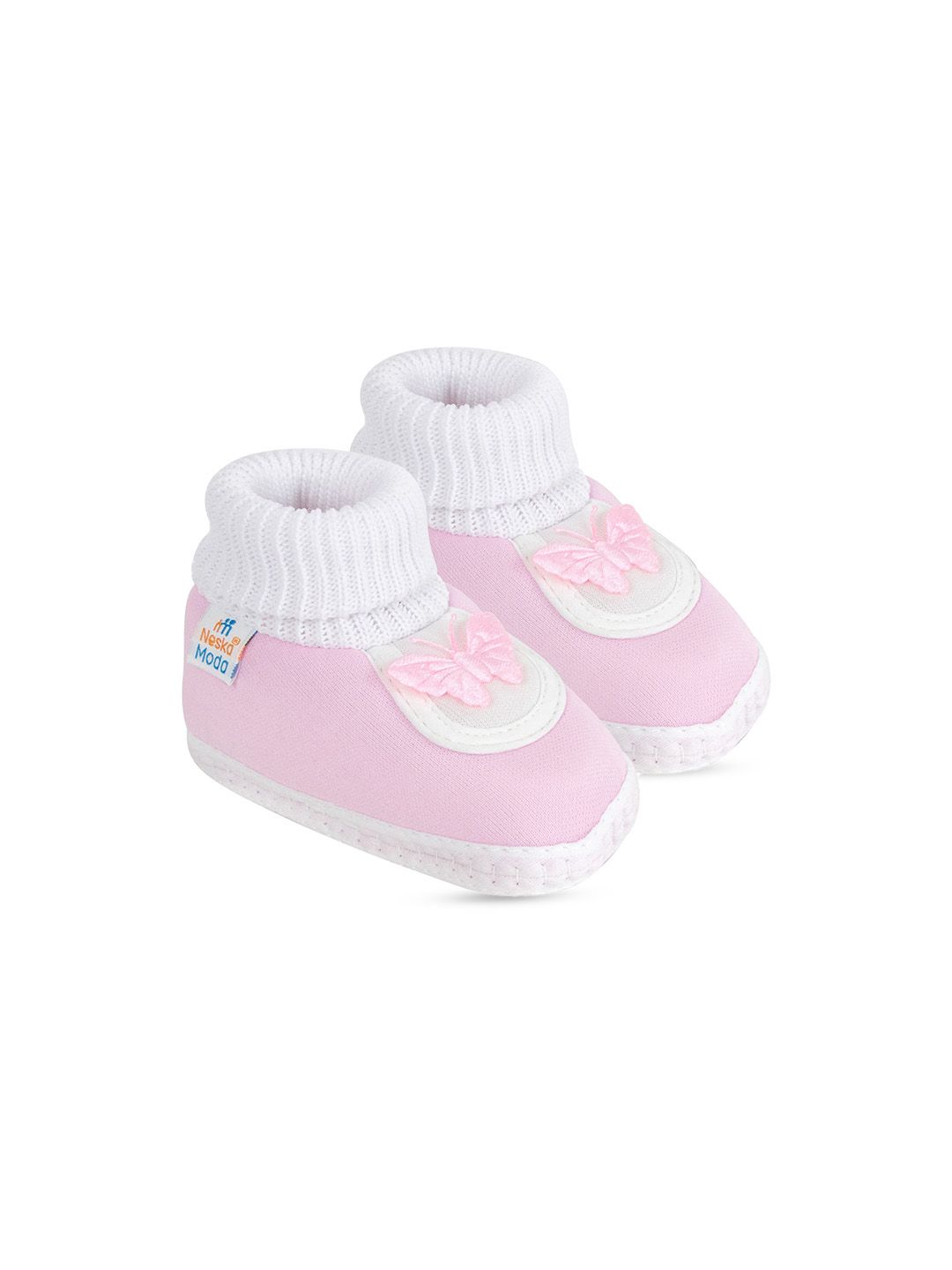 NESKA MODA Girls Cotton Slip On Booties-picture-56
