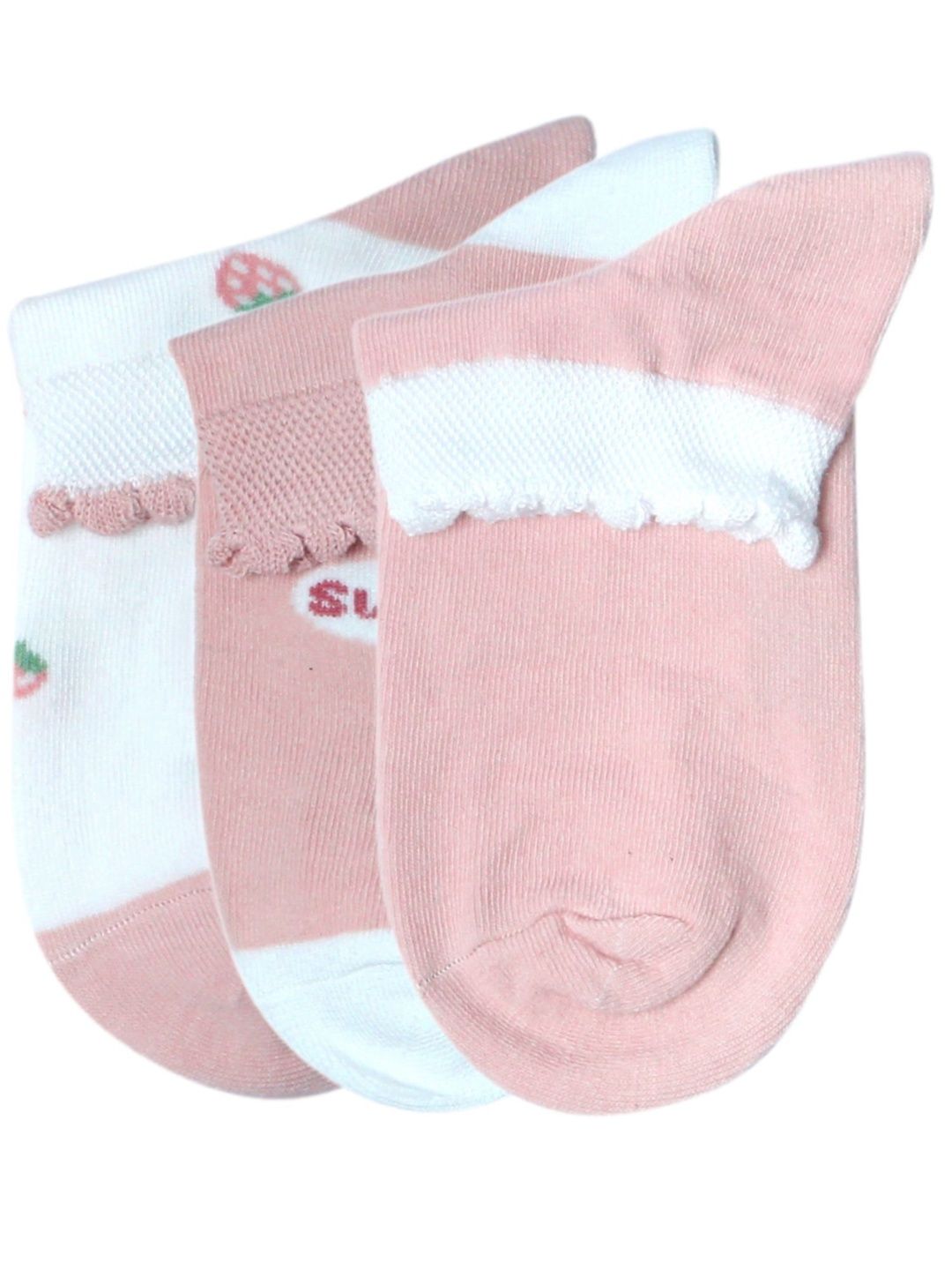 N2S NEXT2SKIN Kids Pack Of 3 Patterned Ankle-Length Socks-picture-38