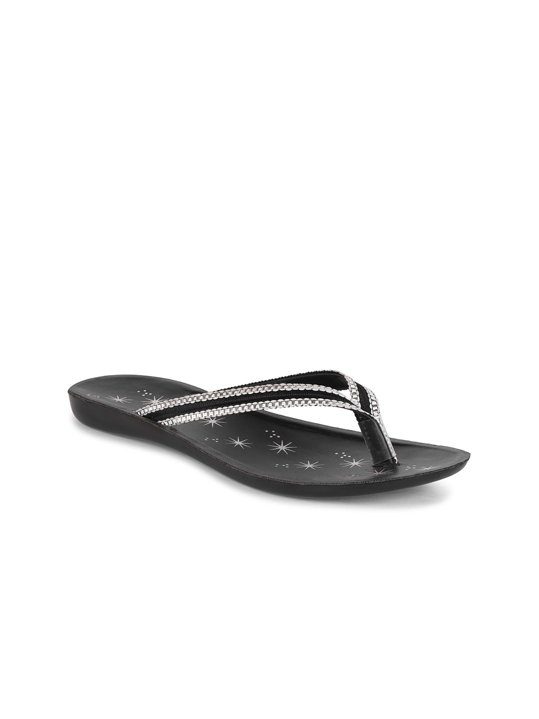 DRACKFOOT Women Textured Open Toe Flats-picture-34