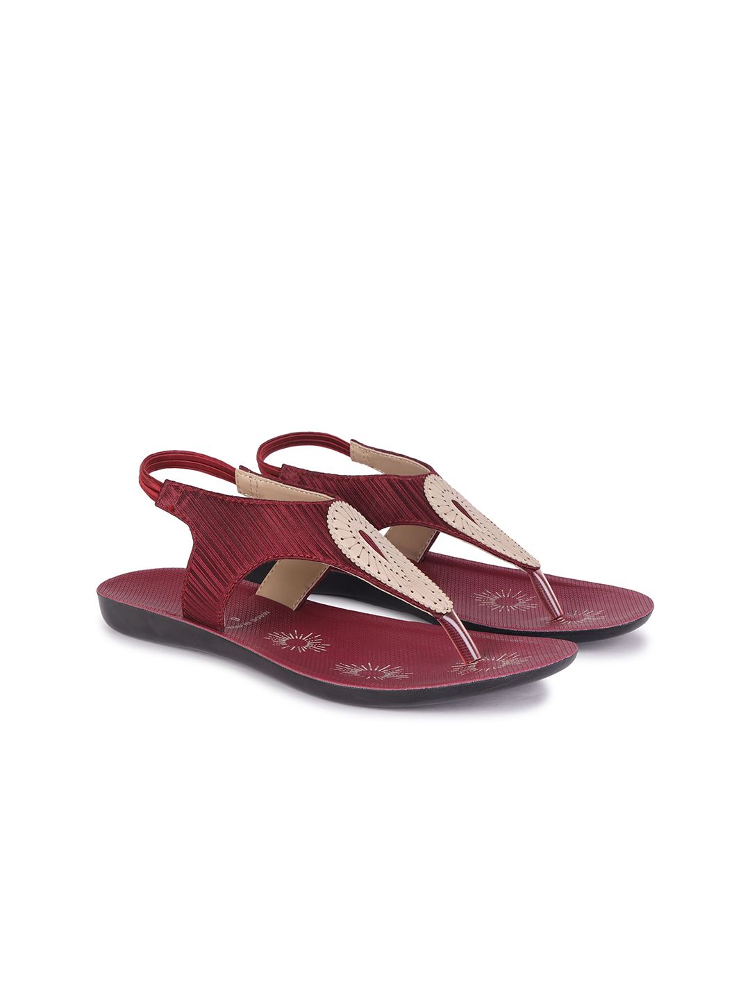 DRACKFOOT Women Slip-On Lightweight T-Strap Flats-image-11