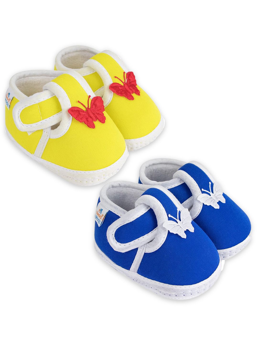 NESKA MODA Kids Pack of 2 Cotton Booties-picture-12