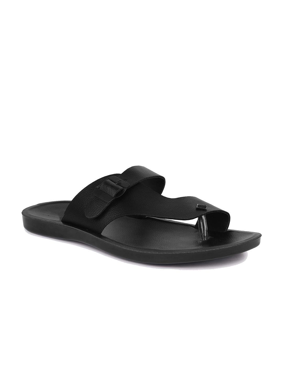 PENNEN Men Solid Lightweight Thong Flip-Flops With Buckle-picture-21