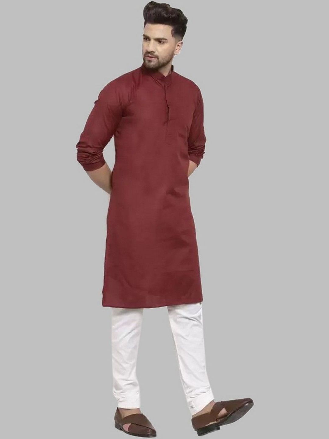 JANOI Mandarin Collar Straight Kurta-picture-31