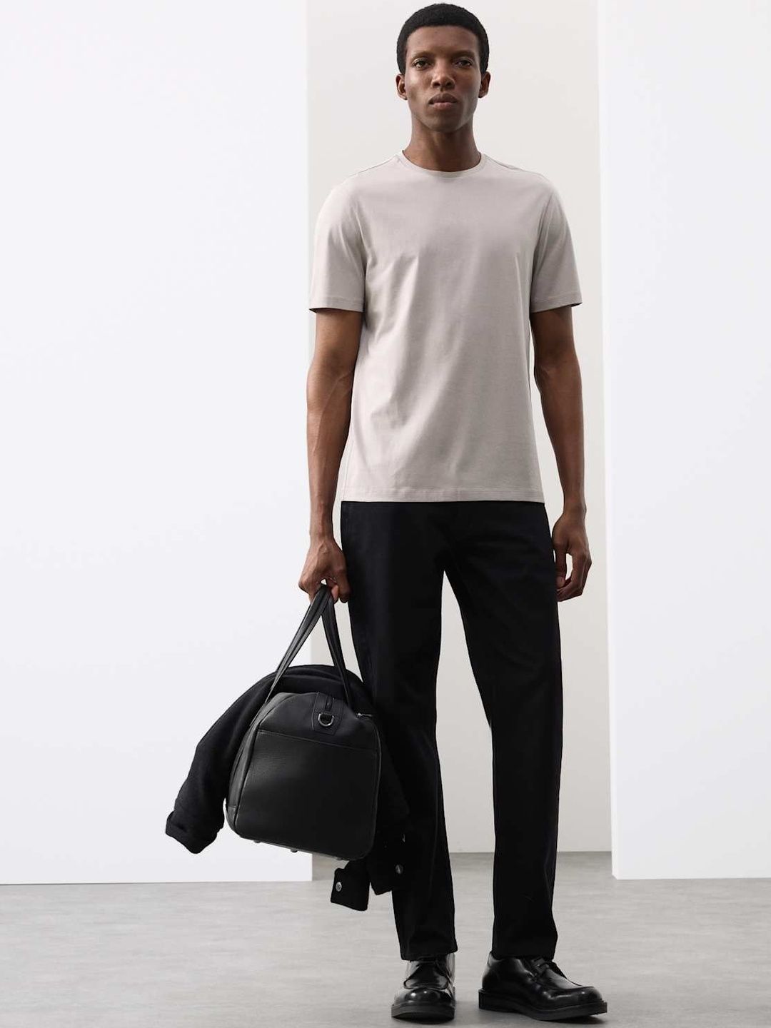 Marks & Spencer Men Pure Supima Cotton Performance Crew Neck T-shirt-picture-55