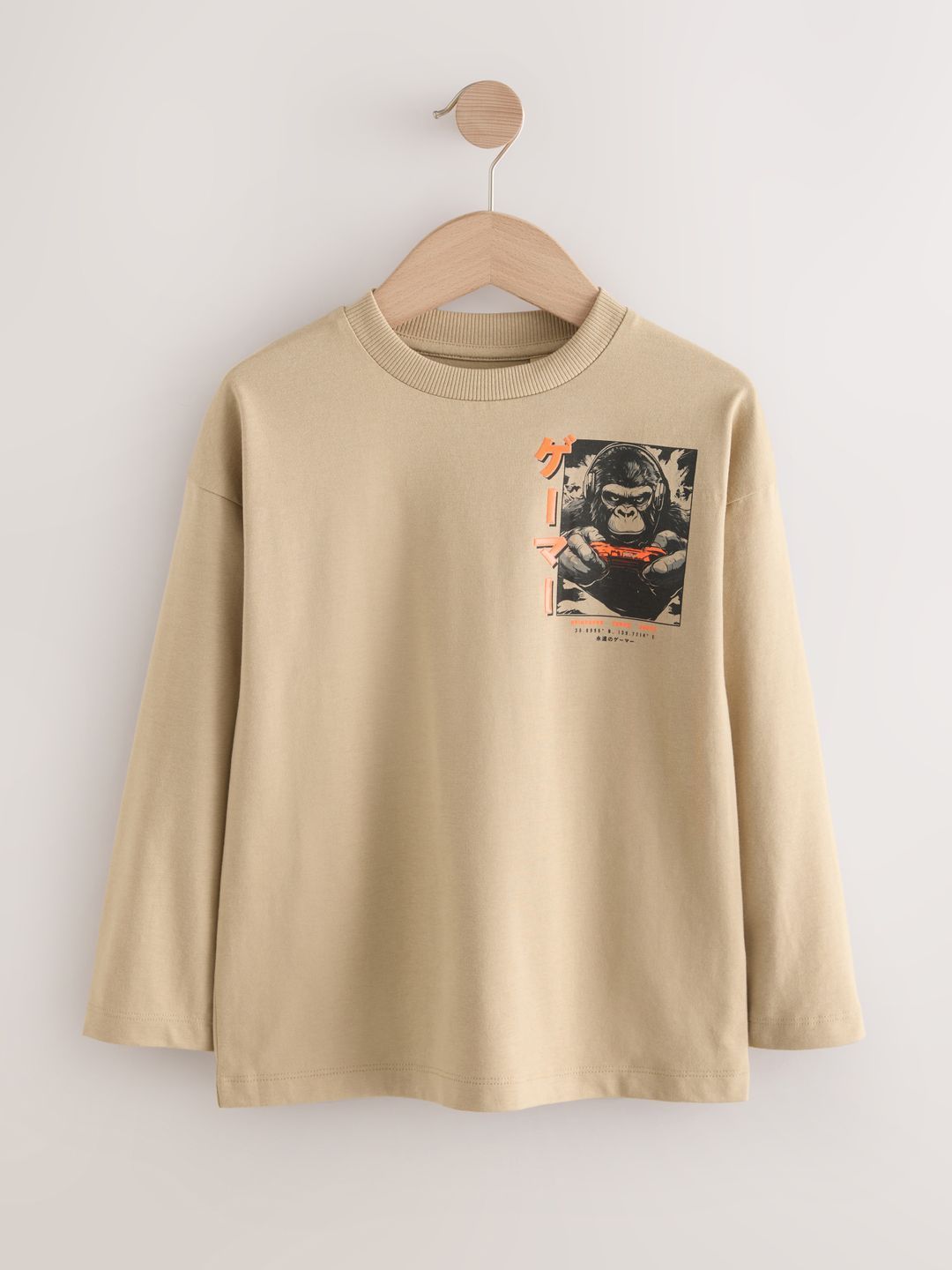 NEXT Boys Printed Drop-Shoulder Sleeves Pure Cotton T-shirt-picture-16