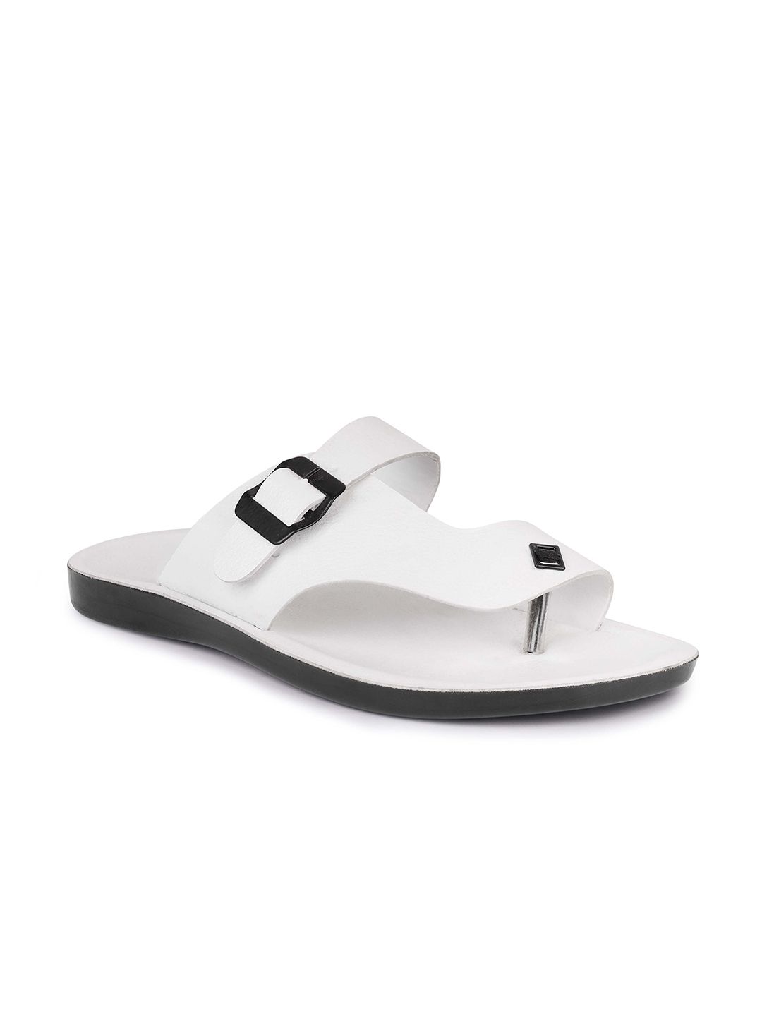 DRACKFOOT Men One Toe Flats with Buckles-picture-21