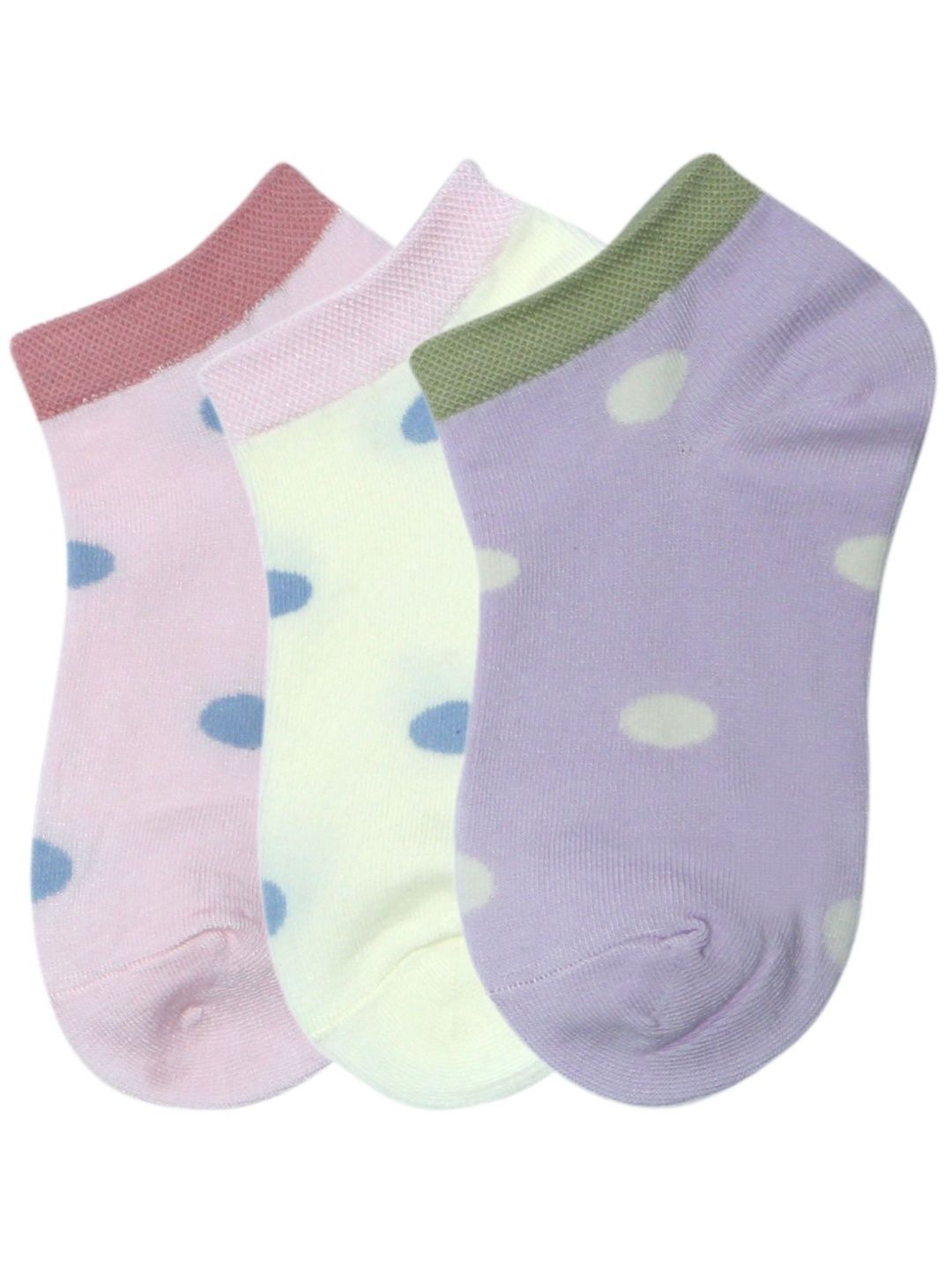 N2S NEXT2SKIN Kids Pack Of 3 Patterned Ankle-Length Socks-image-36