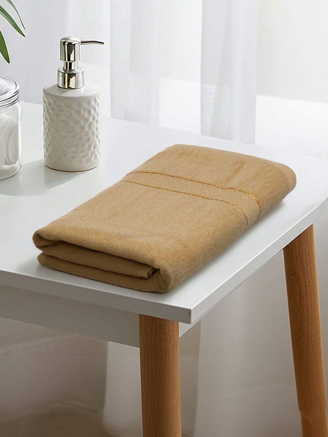 LIBERTY TOWELS Brown & Camel Brown 1 350 GSM Bath Towel-image-20