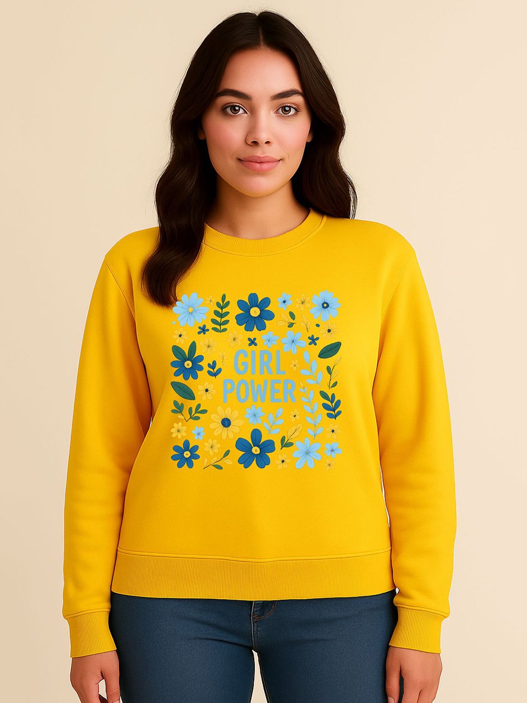 Anikmart Women Printed Pullover Sweatshirt-picture-34