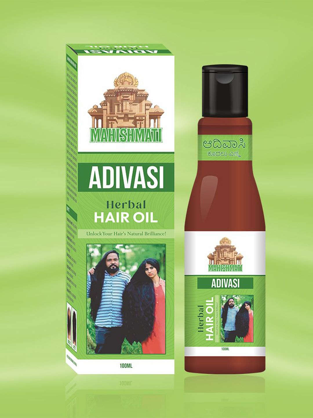 KISRA Set Of 3 Mahishmati Adivasi Herbal Hair Growth Oil - 100 ml Each-picture-35