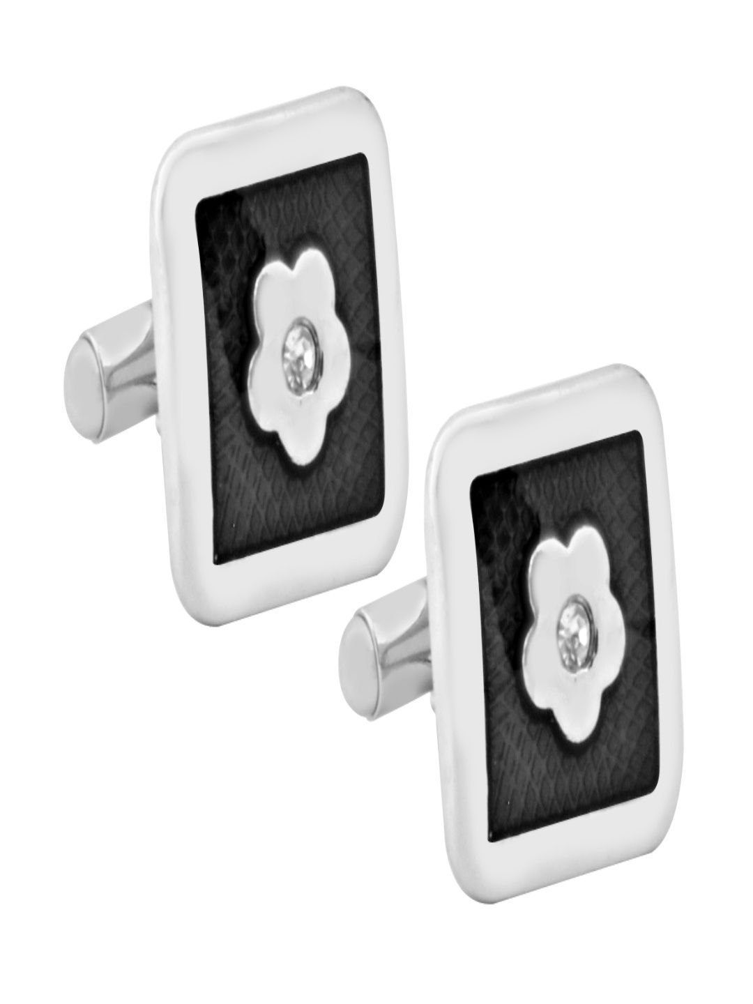 Curren Men Metal Silver-Plated Square Cufflink-picture-21