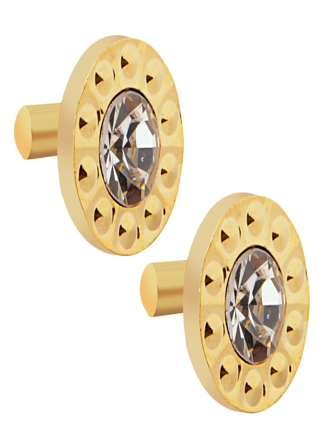 Curren Men Embellished Gold - Plated Cufflink-picture-40