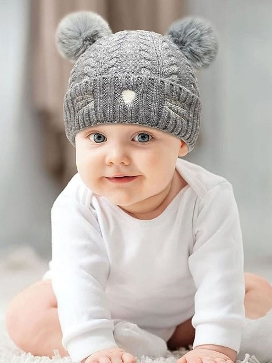 Infispace Kids Winter Knitted Beanie Monkey Cap-picture-54