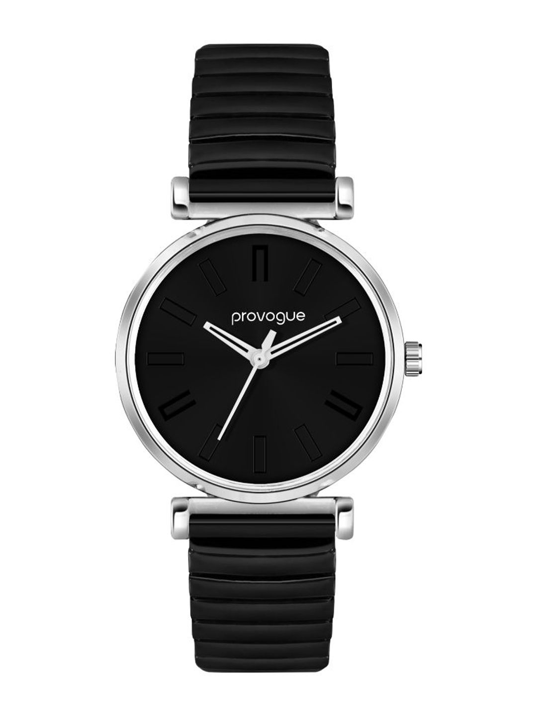 Provogue Men Brass Dial & Straps Analogue Watch SK-PG-4095-BLKW-image-9