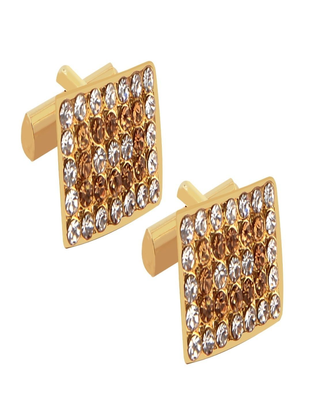 Curren Men Embellished Gold-Plated Cufflink-picture-53