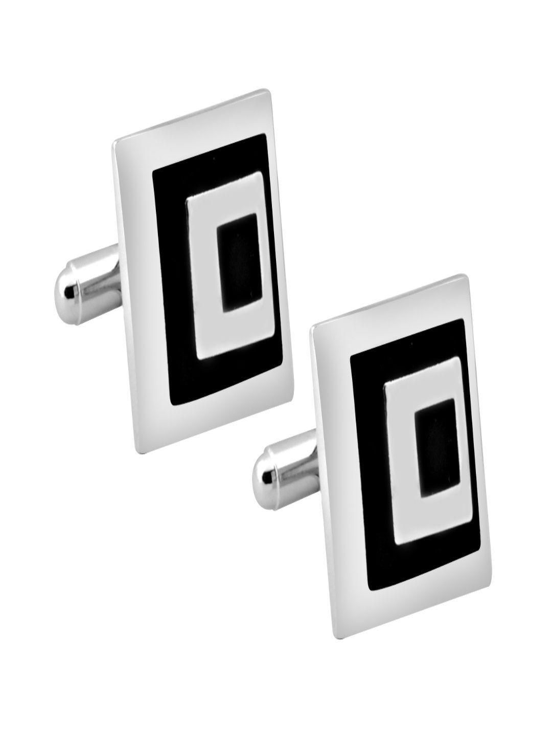 Curren Men Silver-Plated Square Cufflink-picture-38
