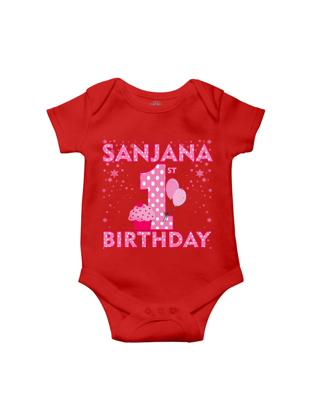 THE PRINT PLATTER Infants Printed Envelope Neck Ultra Bio Wash Romper Bodysuit-picture-35