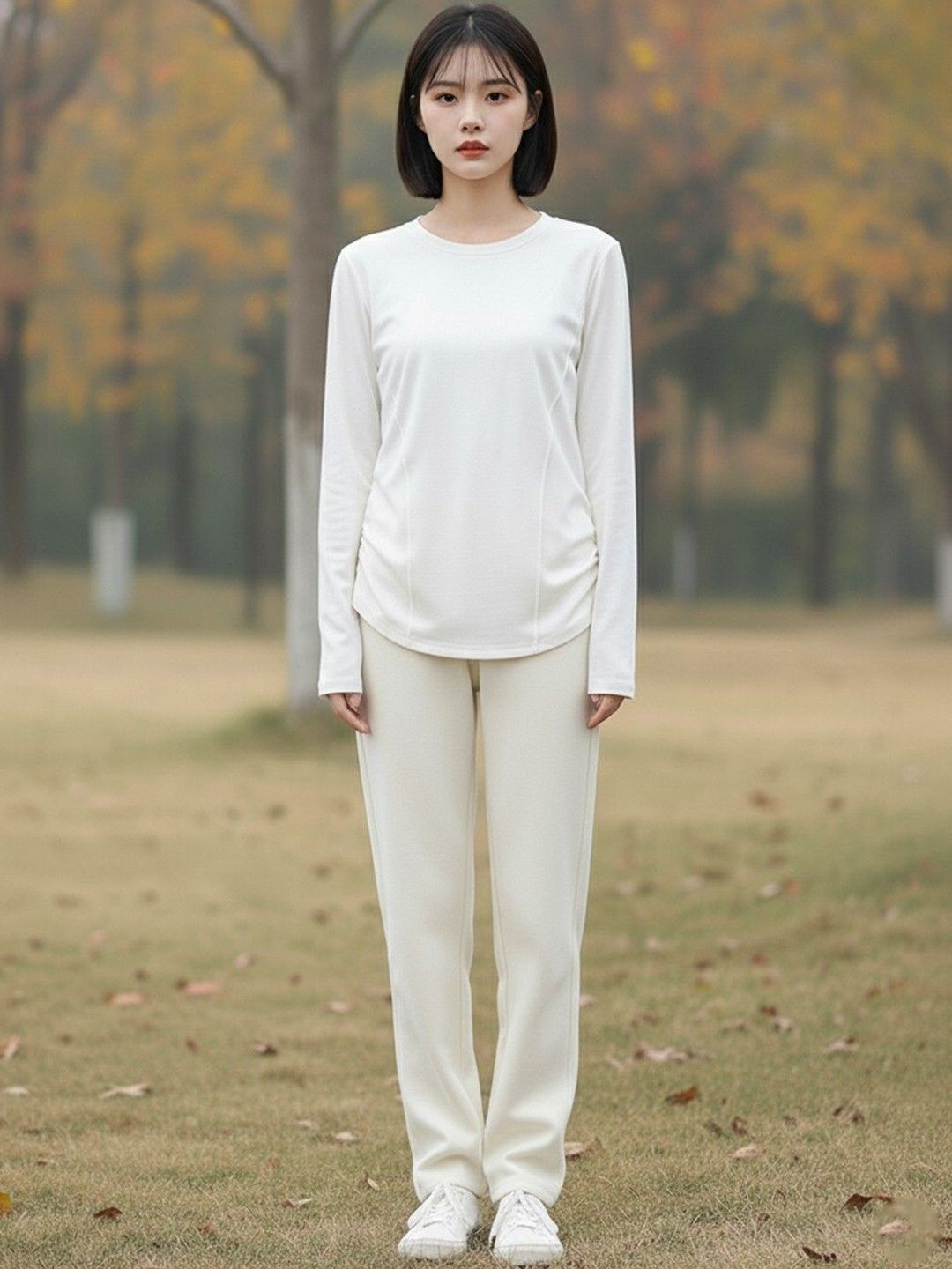 Mast & Harbour Women Round Neck Long Sleeves T-shirt-picture-31