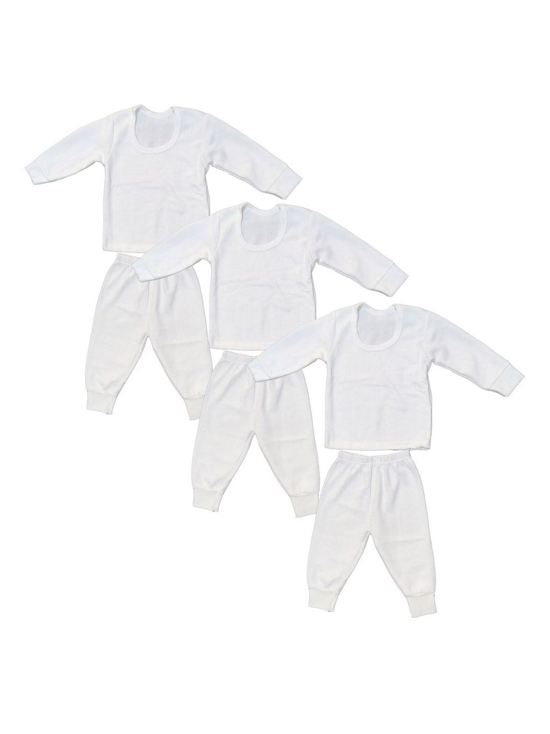 MANZON Pack Of 3 Kids Woolen Round Neck Thermal Set-picture-23