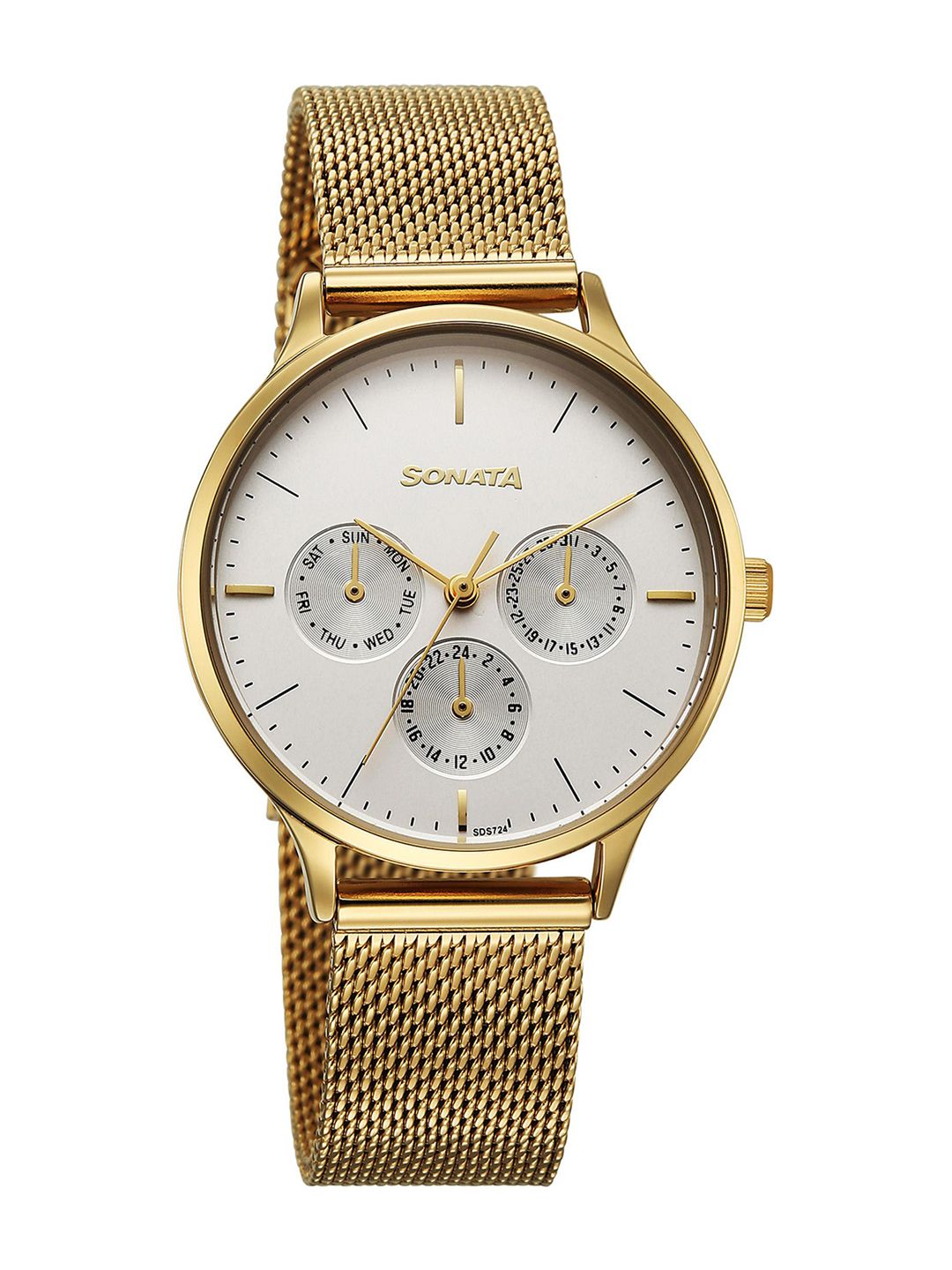 Sonata Women Dial & Bracelet Style Straps Analogue Watch-picture-32