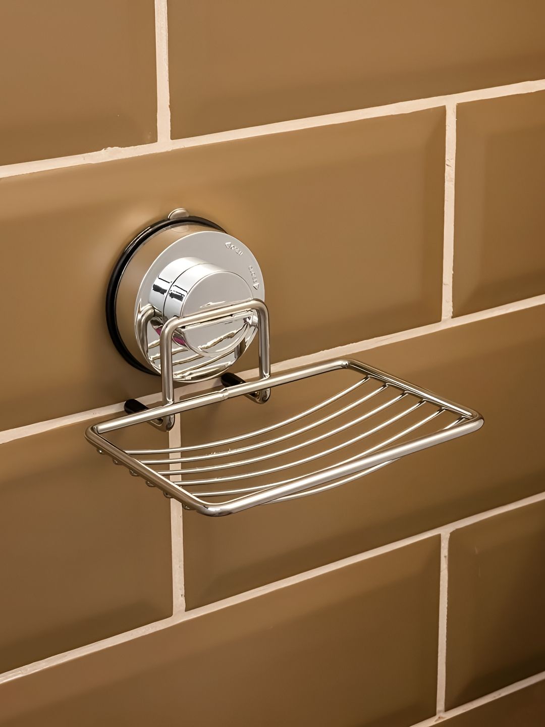 Klever Homes Silver-Toned Stainless Steel Glossy Classic Soap Dish-image-37