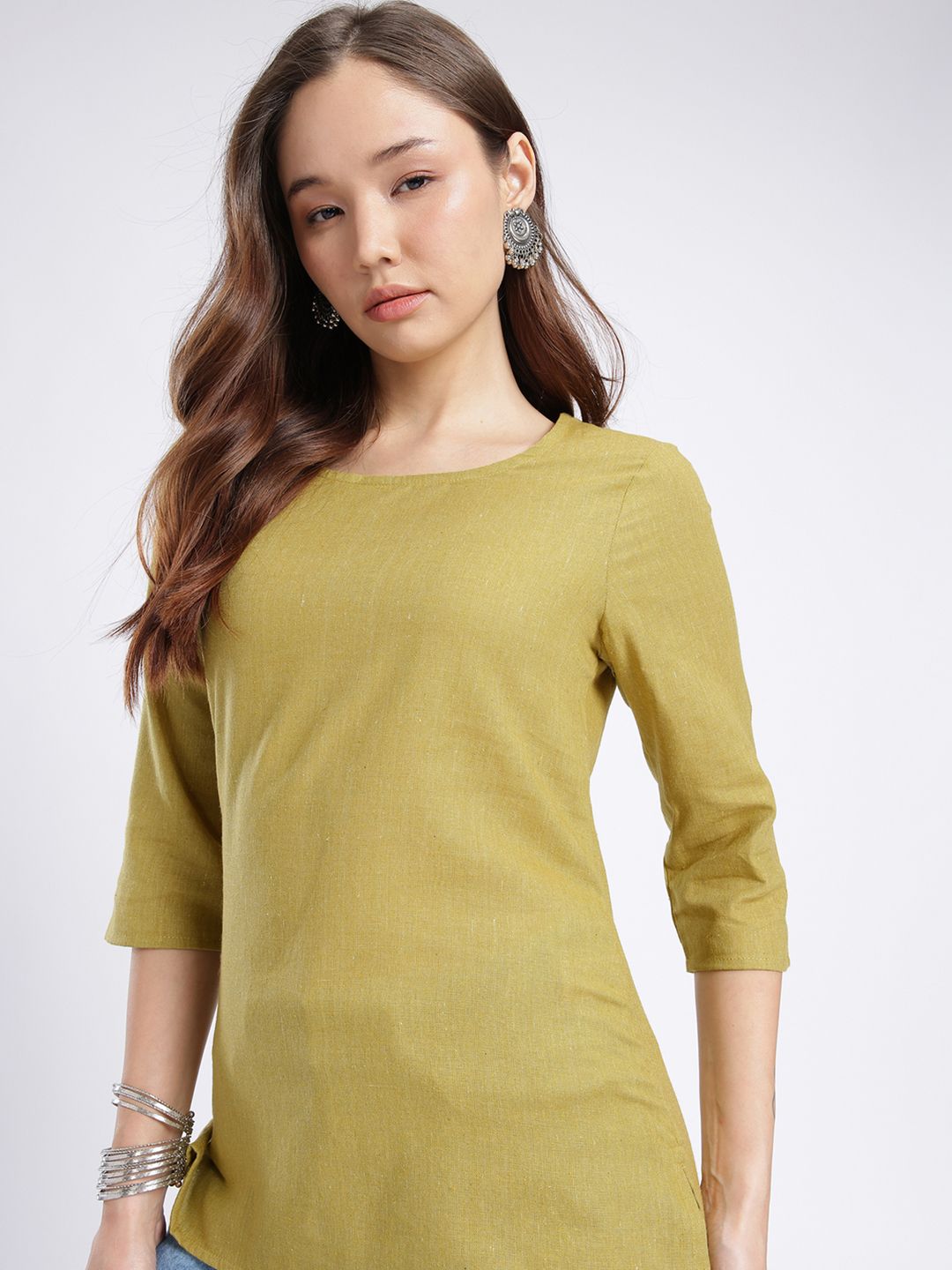 Anouk Rustic Straight Kurti-image-12