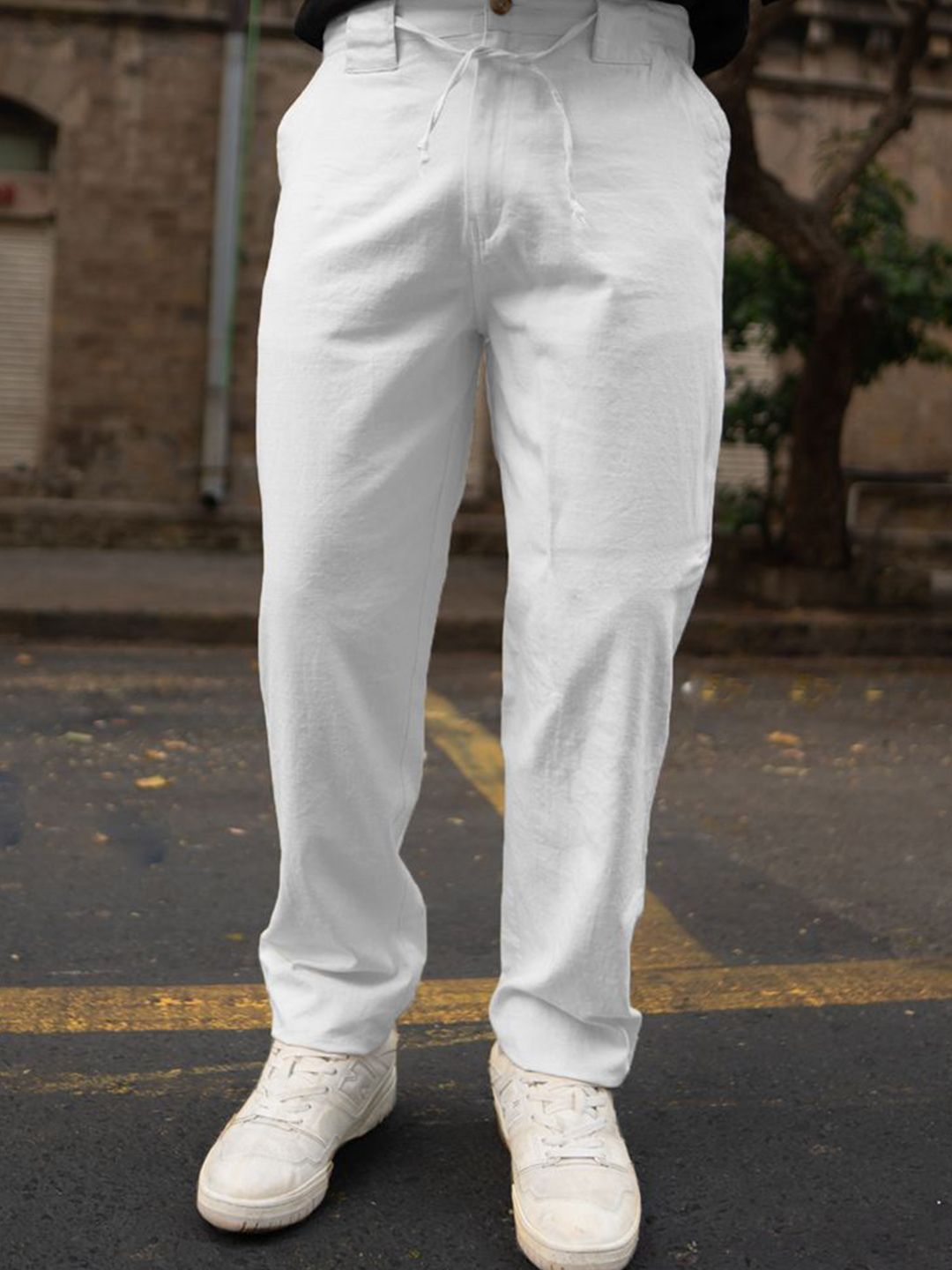 Powerlook Men Regular Fit Mid-Rise Flat-Front Cotton Regular Trouser-picture-56