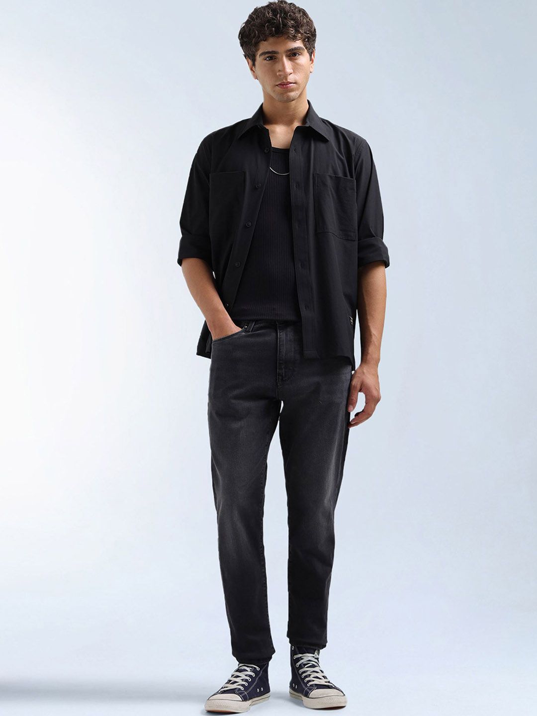 Flying Machine Men Relaxed Fit Mid-Rise Light Fade Stretchable Jeans-picture-14