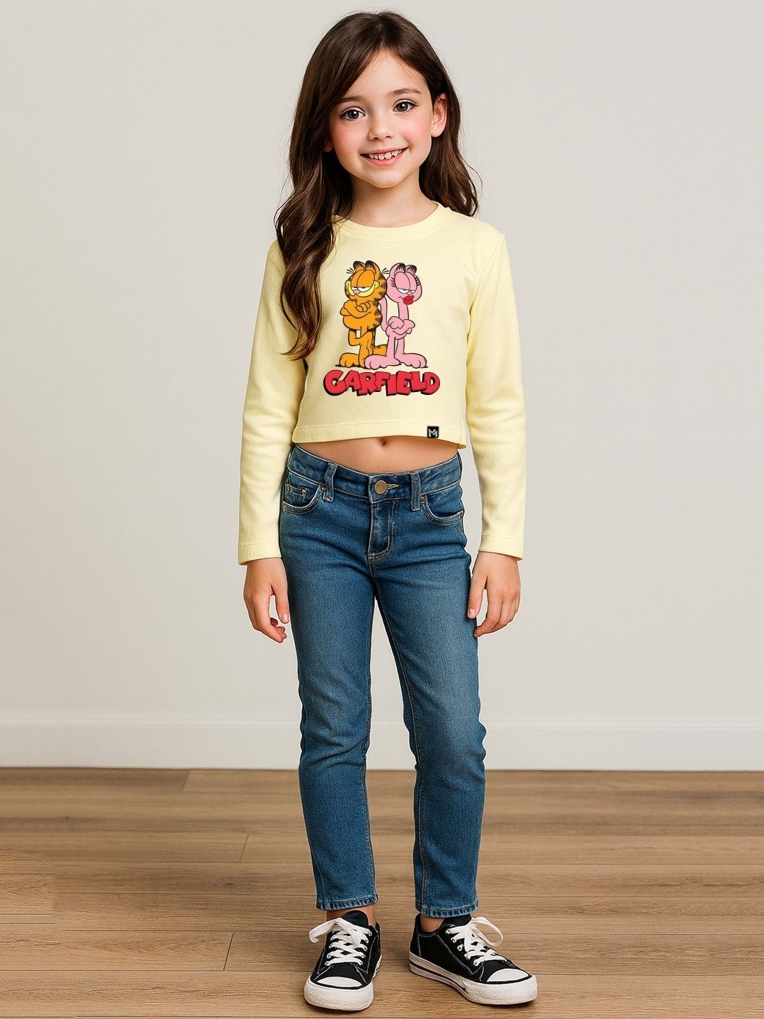 YK X Minute Mirth Garfield Graphic Printed Crop Top-picture-15
