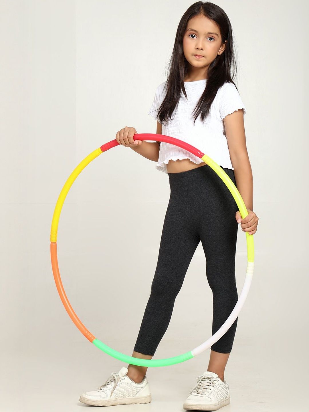 Robinbosky Girls Mid-Rise Ankle-Length Leggings-picture-28