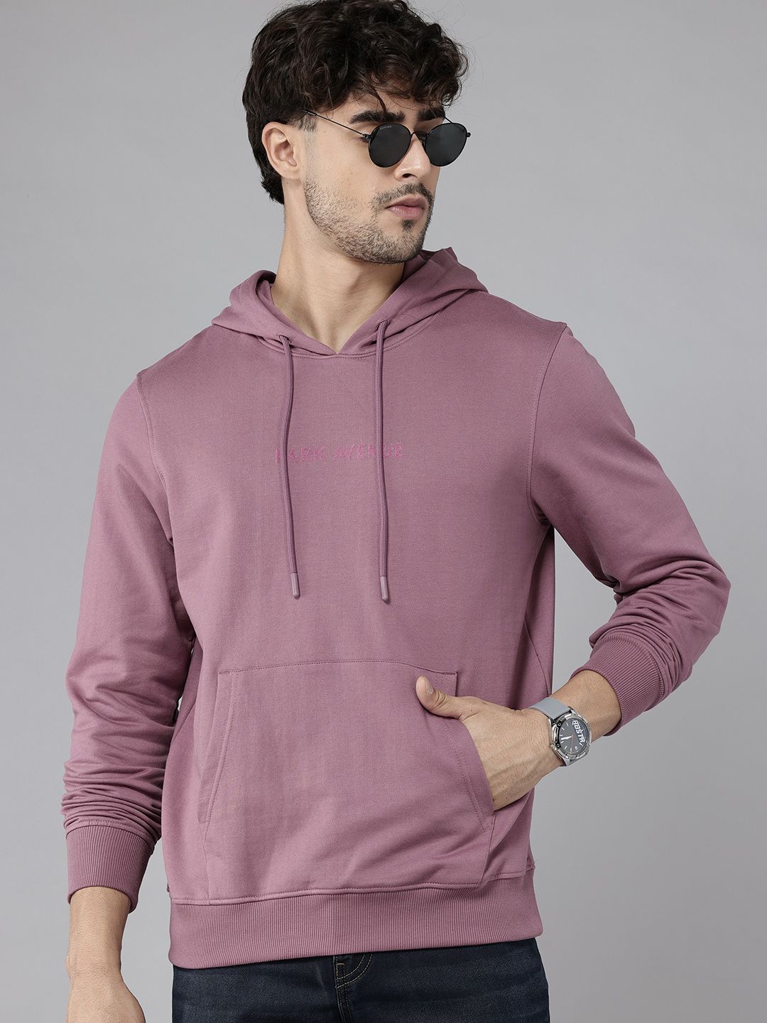 Park Avenue Solid Hooded Pullover-picture-23