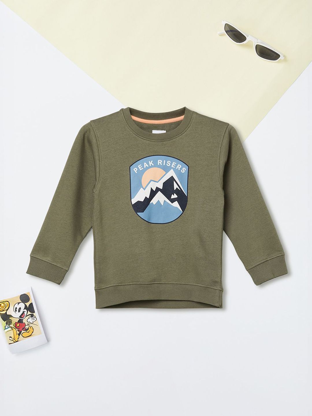 max Boys Graphic Printed Round Neck Long Sleeves Pullover Sweatshirt-picture-18