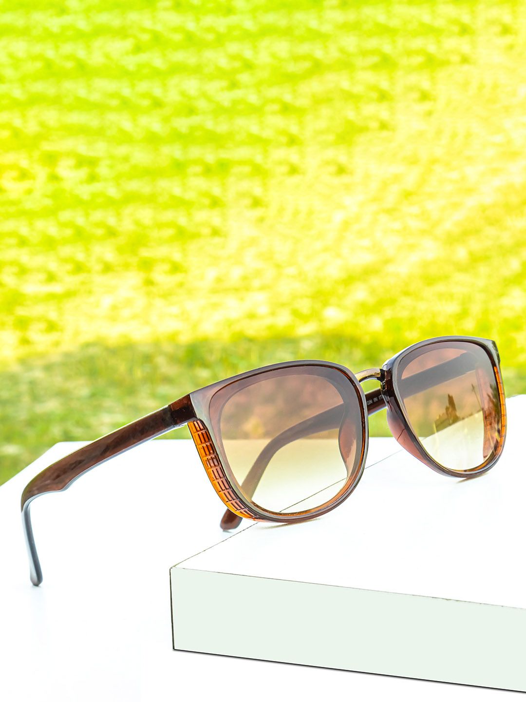 Jiebo Unisex Square Sunglasses With UV Protected Lens-image-48