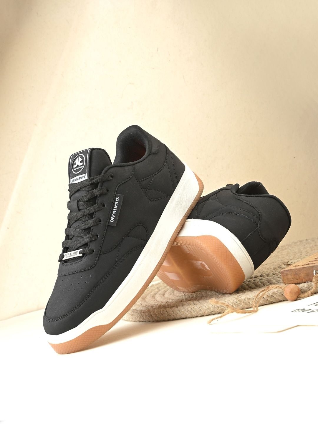 OFF LIMITS Men Colourblocked Round Toe Lace-Ups Sneakers Shoes-image-30